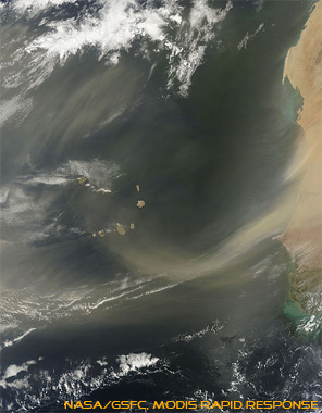 El SAL, o Saharan Air Layer y su impacto en los ciclones tropicales