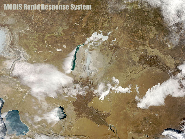 Efecto Lago, o Lake Effect, en el contraído Mar de Aral