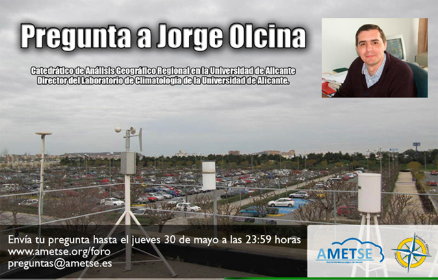 Entrevista a Jorge Olcina, Catedrático de Análisis Geográfico Regional de la Universidad de Alicante
