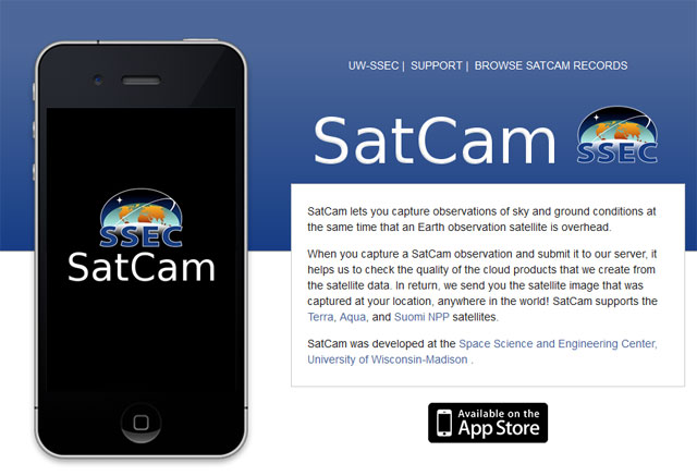 Ciencia ciudadana, verificando el cielo con la SatCam app