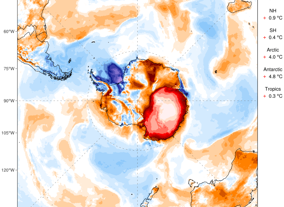 La ola de calor en la Antártida, ¿cómo de improbable en realidad?