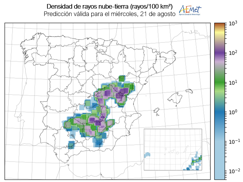 Algunas tormentas fuertes