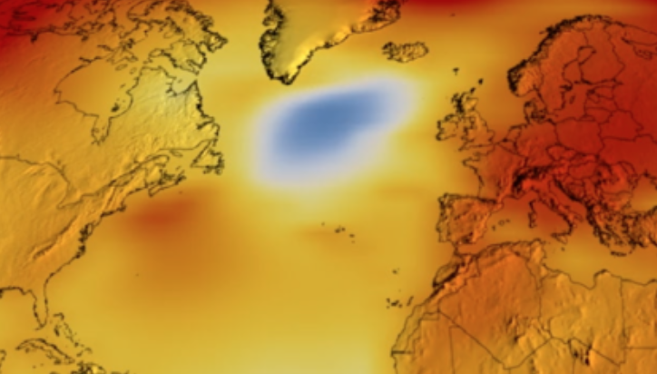 La burbuja de agua fría en el Atlántico llama la atención de los científicos