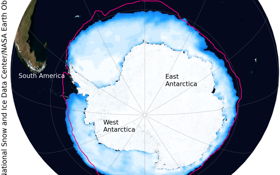 El hielo antártico en mínimos históricos en estos momentos