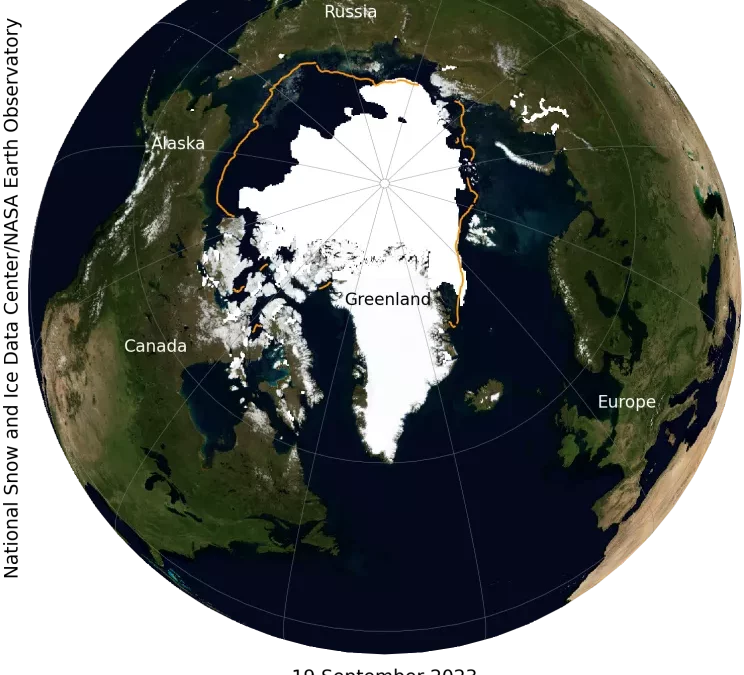 La banquisa ártica registra su sexto peor mínimo
