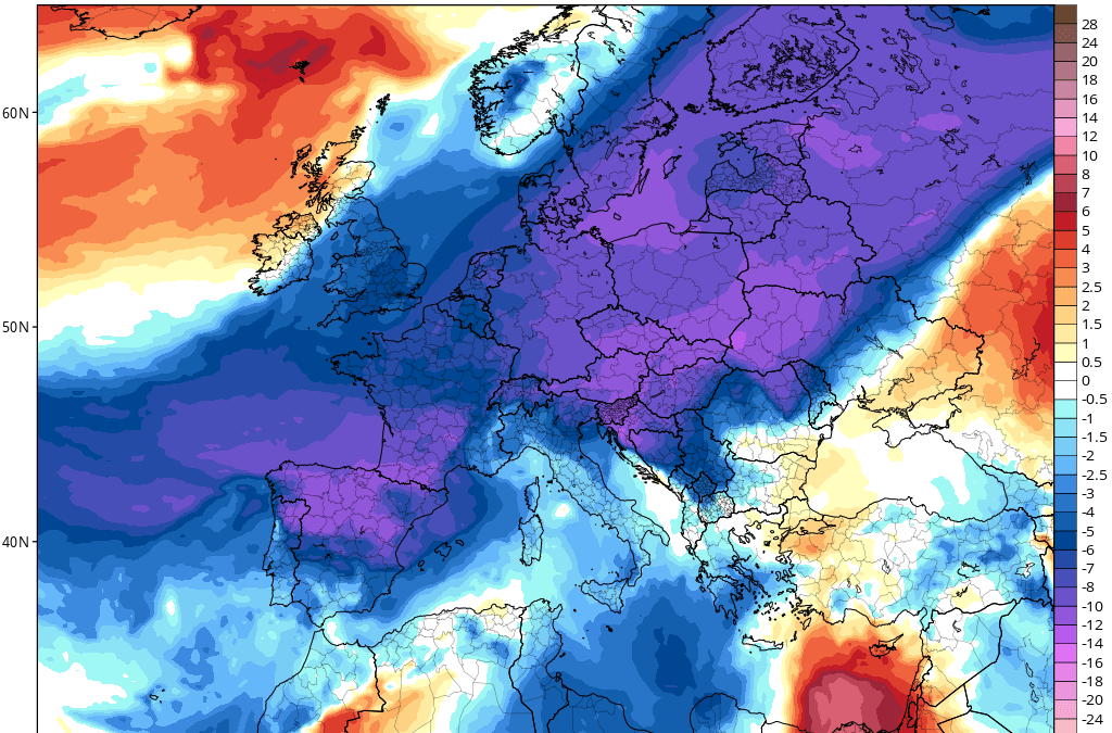 Cambio de hora que se va a acompañar de tiempo invernal