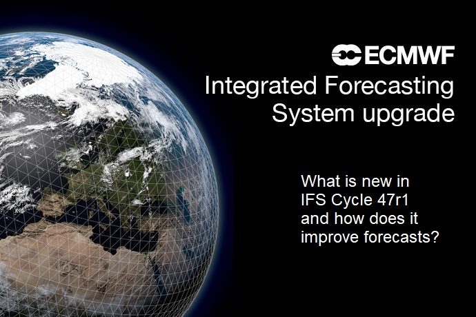 El IFS, el modelo del ECMWF, se acaba de actualizar