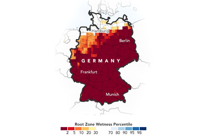 Alemania afronta su tercer verano de sequía