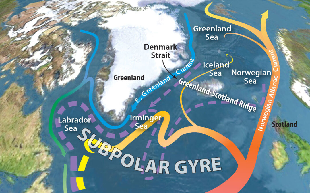 Posible colapso del giro subpolar hacia 2030