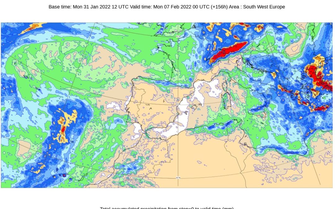 Lluvias pasajeras en Canarias, Cantábrico y Mediterráneo