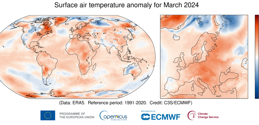 Décimo mes consecutivo batiéndose el récord de temperatura a nivel global