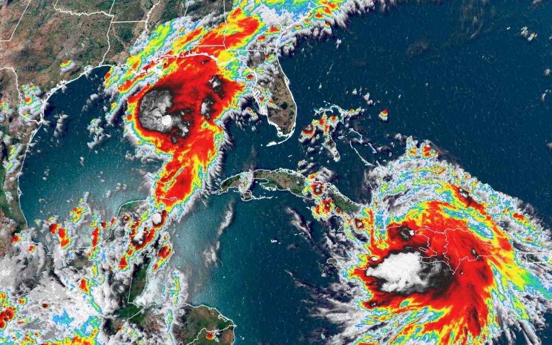 Marco ya es huracán y Laura avanza por el Caribe