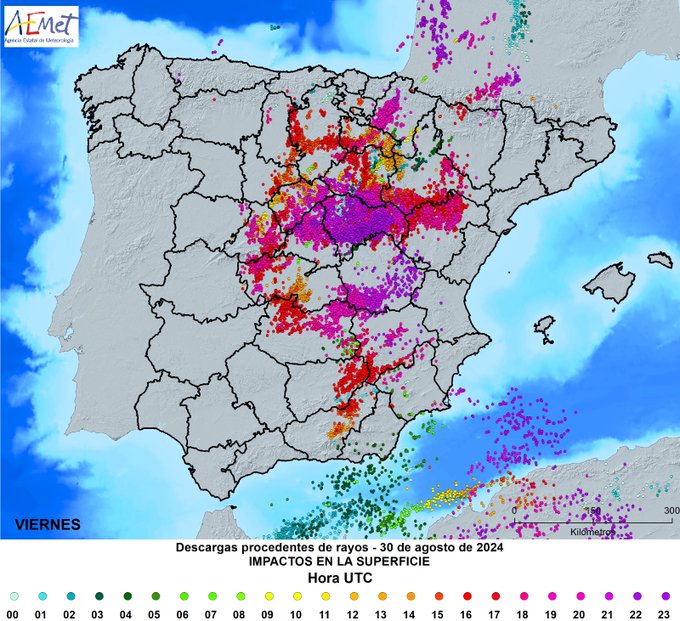 Más tormentas y las lluvias del Sahara